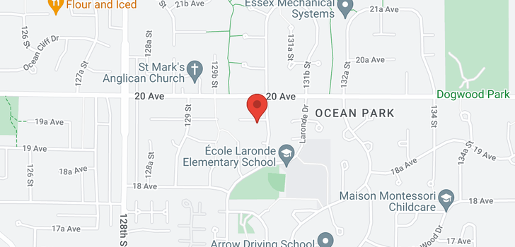 map of 13060 19A AVENUE